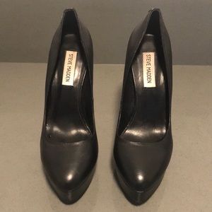 Steve Madden Black Platform Stilettos Size 8.5
